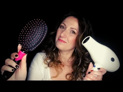 La tua RILASSANTE PARRUCCHIERA | Shampoo💆 Taglio Capelli 💇 Piega ▪️ Phon ▪️ ASMR roleplay