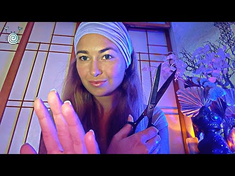 [ASMR] ~ ✨Reiki Worry Removal✨ | Head Massage | ✂ ASMR Plucking & Snipping ✂ | Crystal Healing ASMR