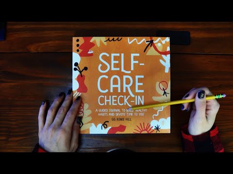 DO IT WITH ME! Self-care Journal  book ASMR Reading soft spoken Relax