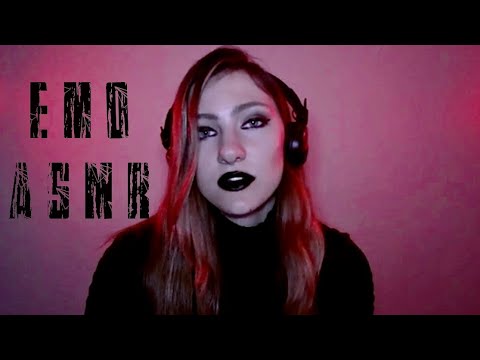 ASMR EMO GIRL DOES YOUR MAKE UP ☠️🖤🕸️