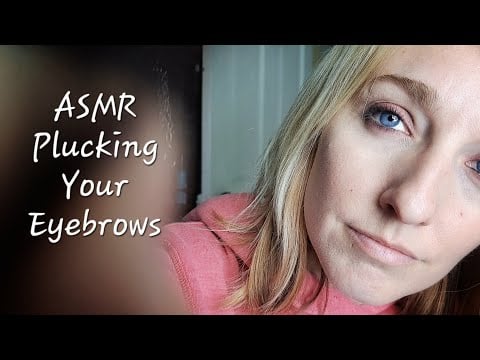 ASMR | Realistic Eye Brow Plucking 🤩 | Personal Attention 