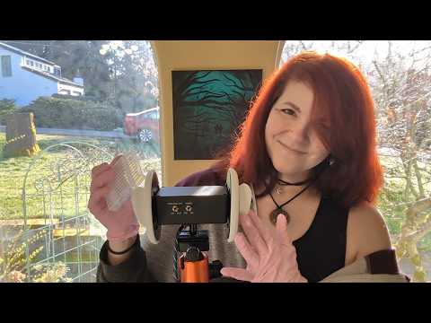 ASMR - Close Ear Triggers and Rambling - Gloves, Sticky Picks, Ear Tapping - Soft Spoken