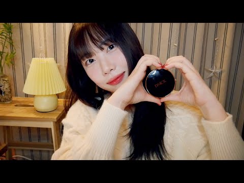 ASMR 언니 립제품 뭐에요?? 두부 메이크업 영상 👄(귀하다..)