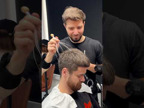 Enjoy the new video on my channel🙏😌🪷 #asmr #asmrbarber #massage #relax #haircut #barber
