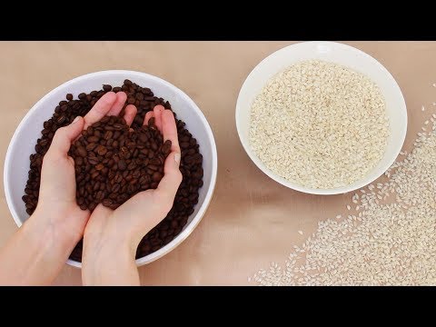 ASMR Coffee beans + other grain sounds