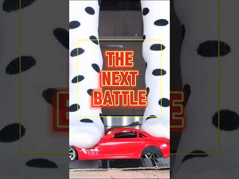 Pea's Feet vs. Toy Car! Boots Crushing Things! Oddly Satisfying! ASMR
