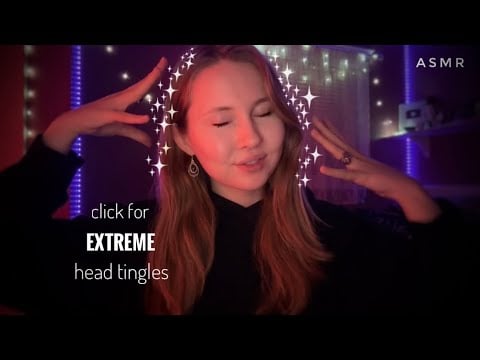 ASMR For INTENSE Head Tingles (Clicky Whispers, Bug Searching, Fork Scratching, Scalp Massage etc.)✨