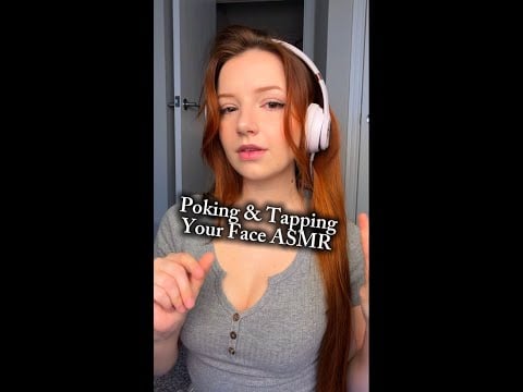 ASMR Poking & Tapping Your Face 🫵🎙️