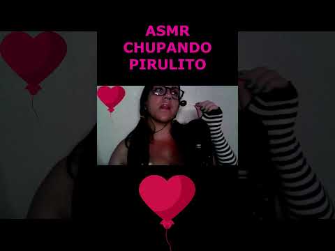 ASMR-SHORTS CHUPANDO PIRULITO #asmr #shortsviral #shortsviral2023 #scratching #shorts