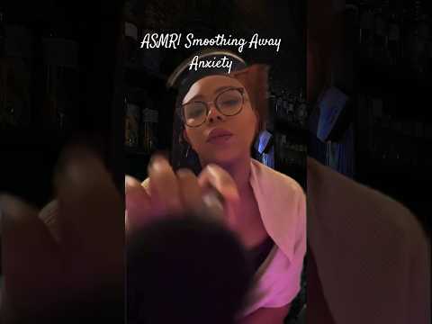ASMR Smoothing away your anxiety! #brushsounds #asmrmagic #asmrsound #anxiety #asmr