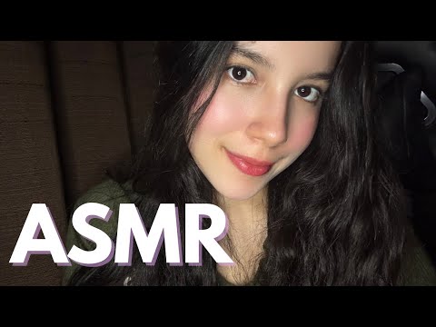 ASMR Suave | Te colocando para dormir bem calminho 💕 (sons de boca + tapping + conta gotas)