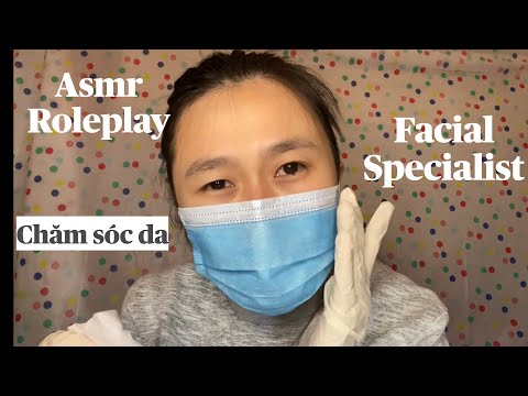 ASMR Vietnam| Roleplay| Facial treatment| Chăm sóc da mặt| ThanhASMR| tiếng Việt