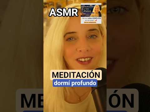 ASMR MEDITACIÓN PARA DORMIR Y RELAJARTE RÁPIDO #asmr #asmrmeditación #meditaciónparadormir