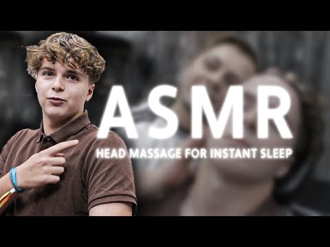 INSTANT SLEEP On Barber Chair | The World's Best ASMR Head Massage Therapy