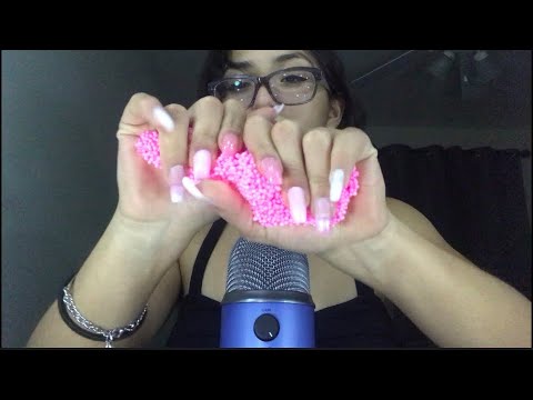 [ASMR] Playing With Styrofoam Putty