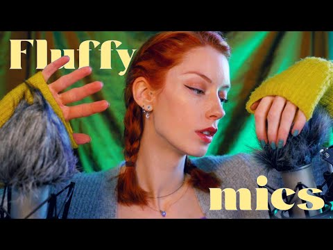 Such Positive ASMR / Fluffy Mic Brushing 💛 Whispers