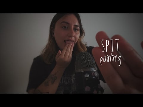 ASMR Spit Painting Extremo | Te quito una mancha 👅