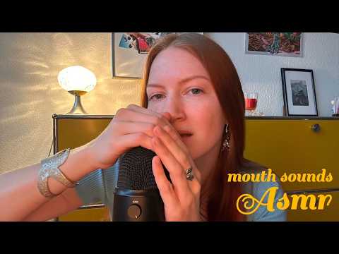 mouth sounds, inaudible & unintelligible whispering ASMR 🌙 💤 (+ personal attention)
