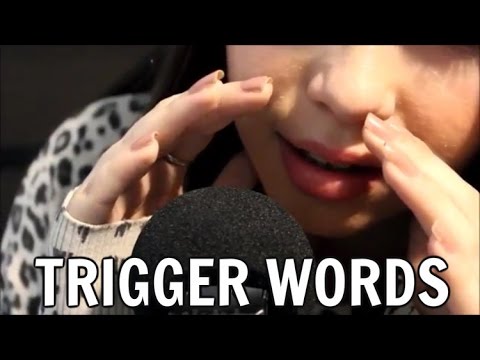 ASMR - Trigger Words, Sksk Sounds & Kisses *Ear to Ear*