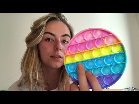 Asmr 🔮 trying Pop it Fidget toys (lofi)