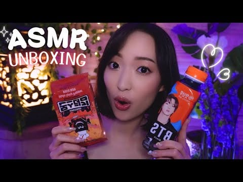 ASMR Unboxing 🍭 Box surprise produits ASIATIQUES kawaii & lifestyle (Japon, Corée, Taiwan)