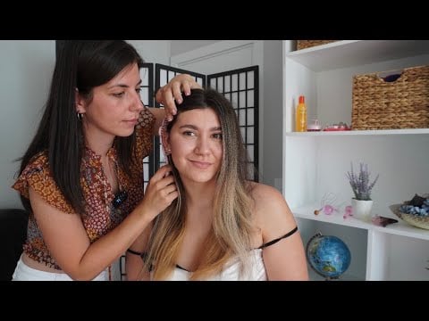 ASMR Head Massage + Neck, Back & Shoulders | Super Relaxing Tingly Role Play