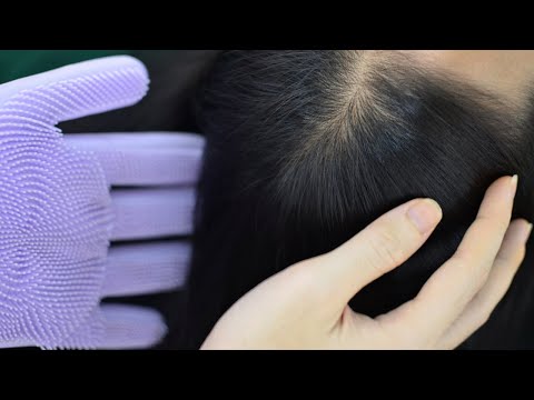 ASMR Relaxing Scalp Massage With Gloves For Deep Sleep ( No Talking )