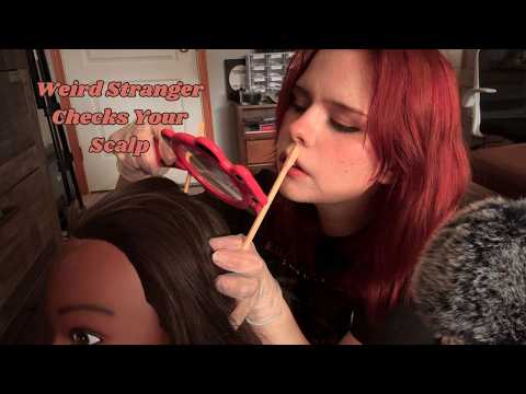 ASMR Stranger Checks Your Scalp on Public Transport