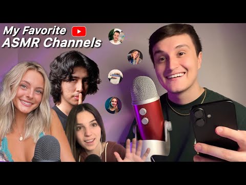 ASMR | My Favorite ASMR Channels! 😴 (whisper ramble)