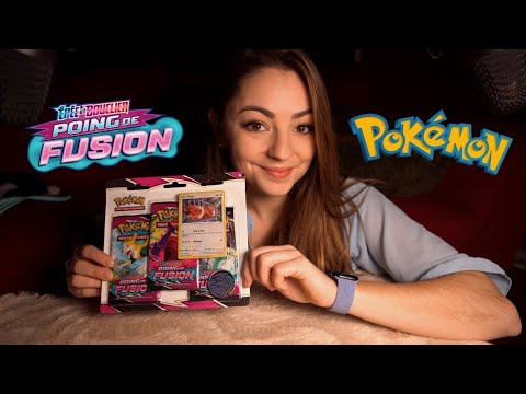 ♡ ASMR  - Ouverture Booster Pokémon (Crinkles/ Sons de carte) ♡