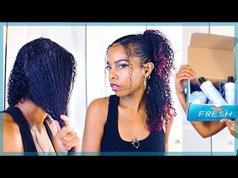 WASH AND GO & 2nd DAY HAIR w/ Honey's Handmade