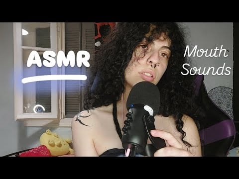 ASMR Mouth Sounds and Yapping (close-up and far away from the camera ^_^)