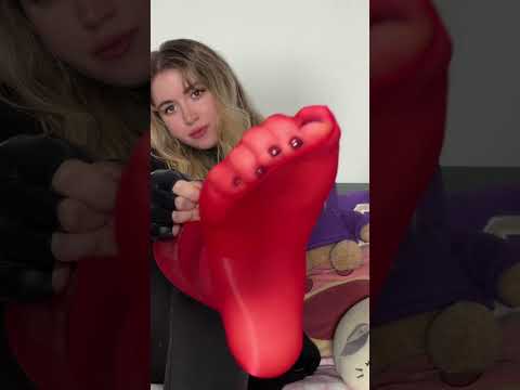 Sock ASMR ✨ | #asmrsounds #feet #socks #soles #nylon #tingles #relax #pedicure #asmrcommunity #toes