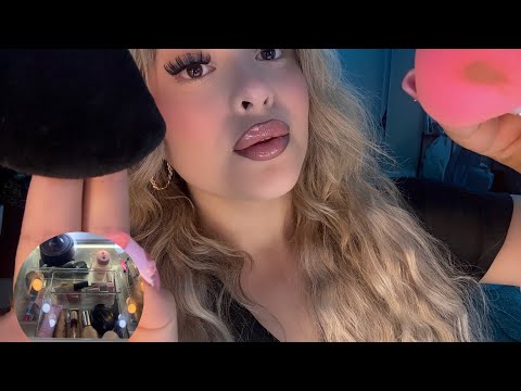 ASMR - Doing Your Makeup at My Vanity✨🎀👛 (Rummaging) Detailed Look!