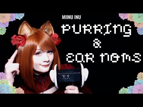 ASMR Cat Girl Purring and Ear Eating