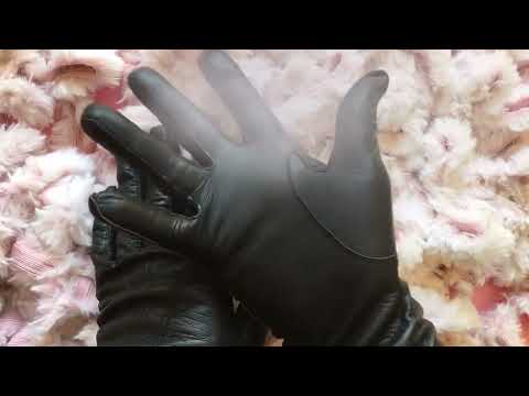 LEATHER GLOVES   ♡o...   HAPPY  EASTER !  ლ(╹◡╹ლ)      [[ASMR]]