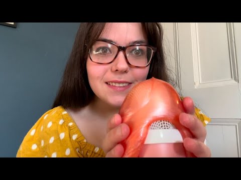 Trying slime on two different Microphones (asmr)