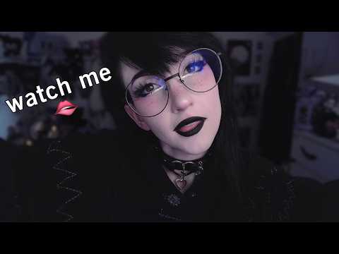 ASMR Secretly Obsessed Alt-Girl Massages Your Head…with Eye Contact 🫦