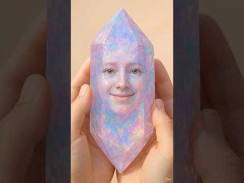 I Recorded a Crystal Doing ASMR... #asmr #weirdcore #satisfyingvideo