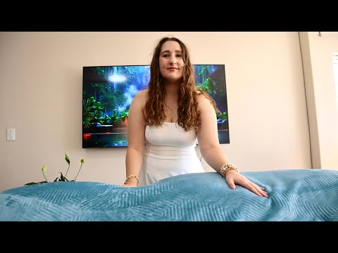 ASMR 💙 Pillow Massage POV ☁️ Soft Spoken Body Massage Roleplay