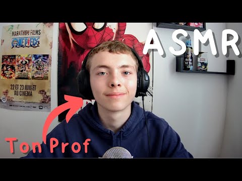 ASMR FR: Roleplay👨‍🏫Cours en visio👨‍🏫(Je suis ton prof cool)