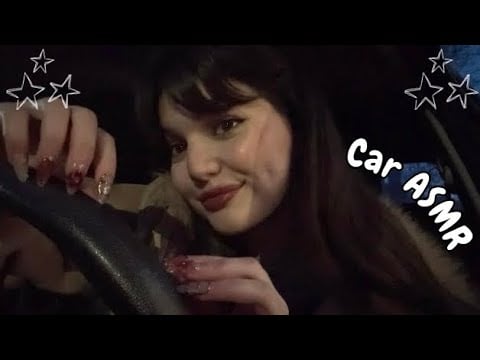 ASMR In The Car | Fast Lofi Triggers, Rambles, Steering Wheel Gripping, Camera Tapping, More! 