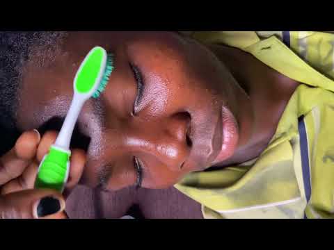 Asmr ✨Eyebrows Shaving And Nitpicking Flakes On The Eyes