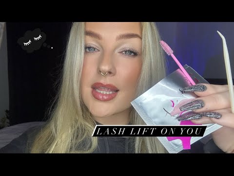 Doing lash lift on you #personalattention #personalattentionasmr #asmr