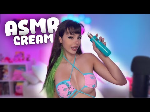 ASMR BODY SCRUB 😴 Relaxing Application & Soft Whispers