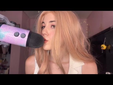 ASMR kissing the mic