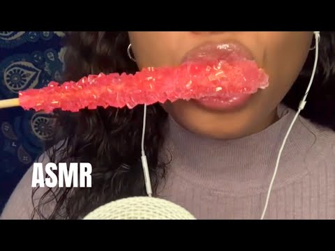 ASMR | Rock Candy 🍭 Hard Candy {compilation} 💜💚💙