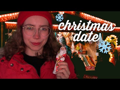 ASMR Winter Date at the Christmas Market 🎄🎁  (whispered role-play)