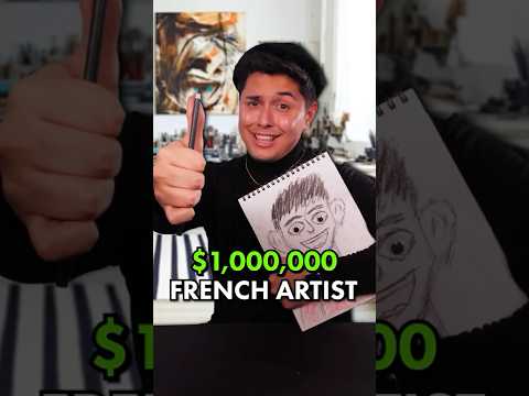 Can a $1,000,000 Artist Draw With Crayons? 🎨 | #ASMR