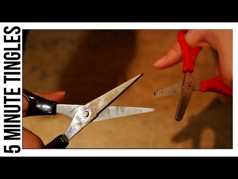 Binaural ASMR ✄✂ Snip Snap Scissors Sounds ✂✄